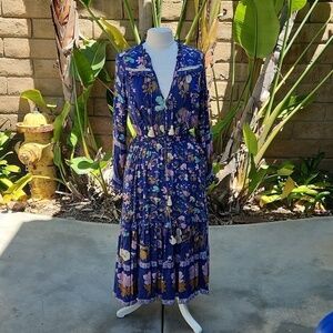 Spell & the Gypsy CollectiveWild Bloom Midi Dress extra small